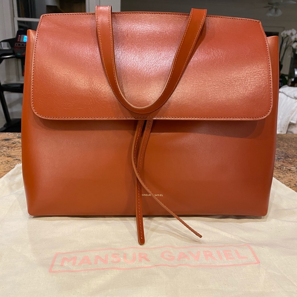 NWT MANSUR GAVRIEL LADY BAG TAN LEATHER